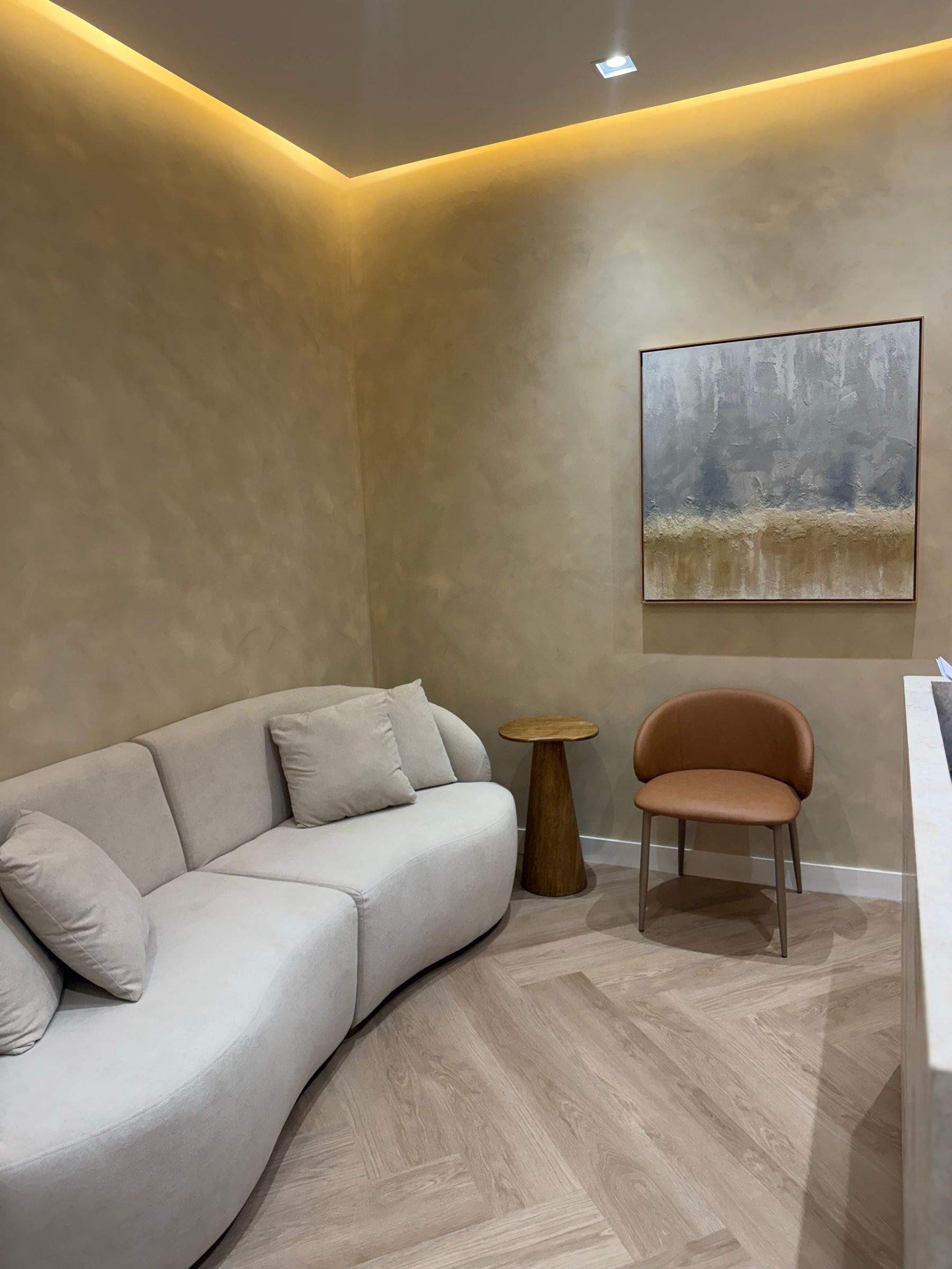 Sala de espera da Clínica Benvenuta